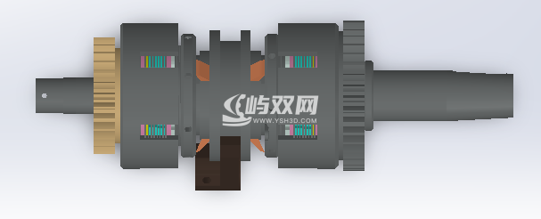 车床离合器结构