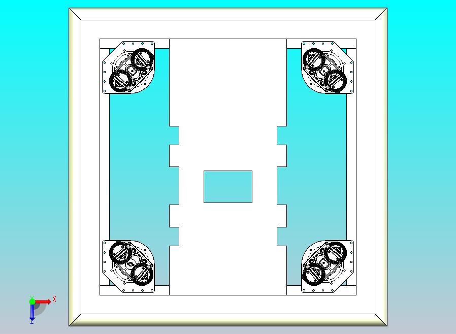 四轮万向电动小车