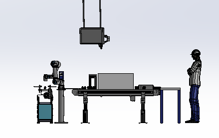 机器人检测与烤箱传送站