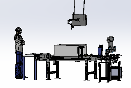 机器人检测与烤箱传送站