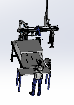 机器人检测与烤箱传送站