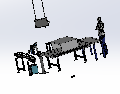 机器人检测与烤箱传送站