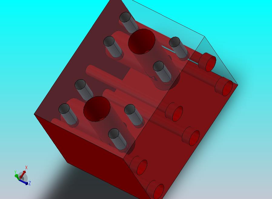 定制液压块 SAE 法兰