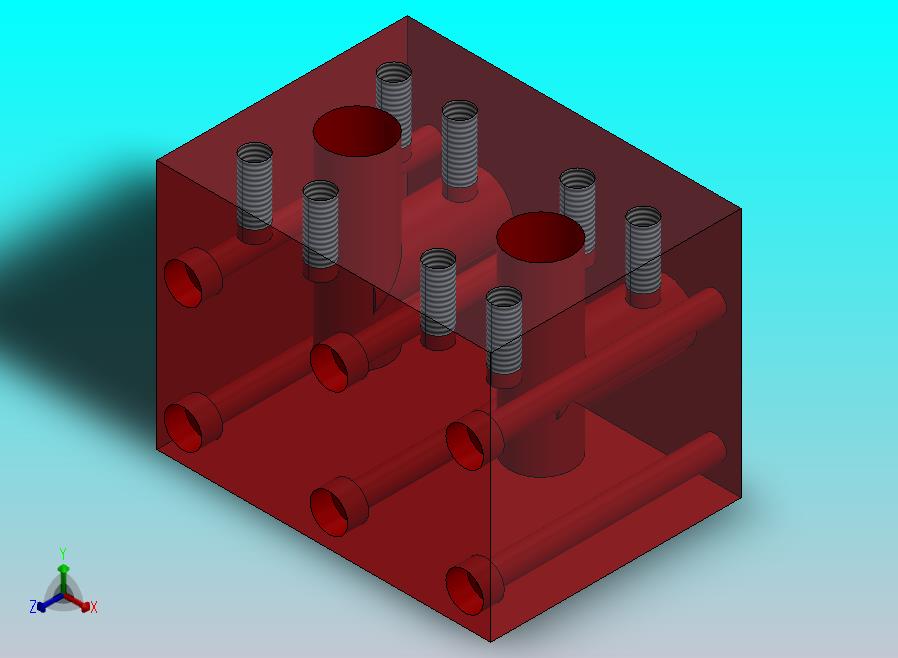 定制液压块 SAE 法兰