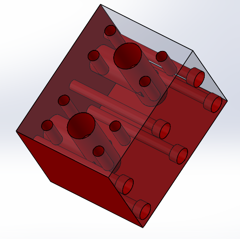 定制液压块 SAE 法兰