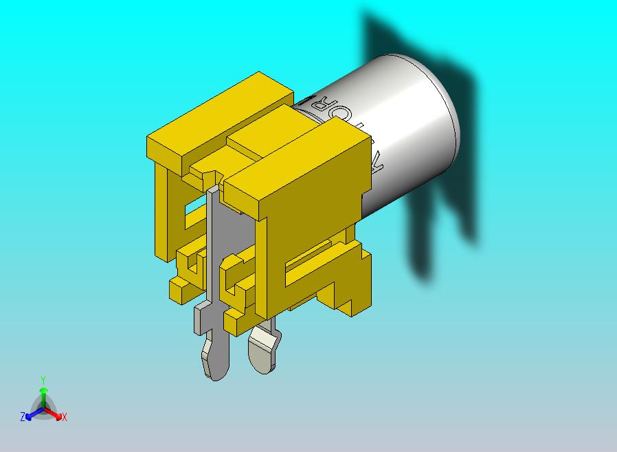PCB 安装 90 度 1-RCA (AV-5)
