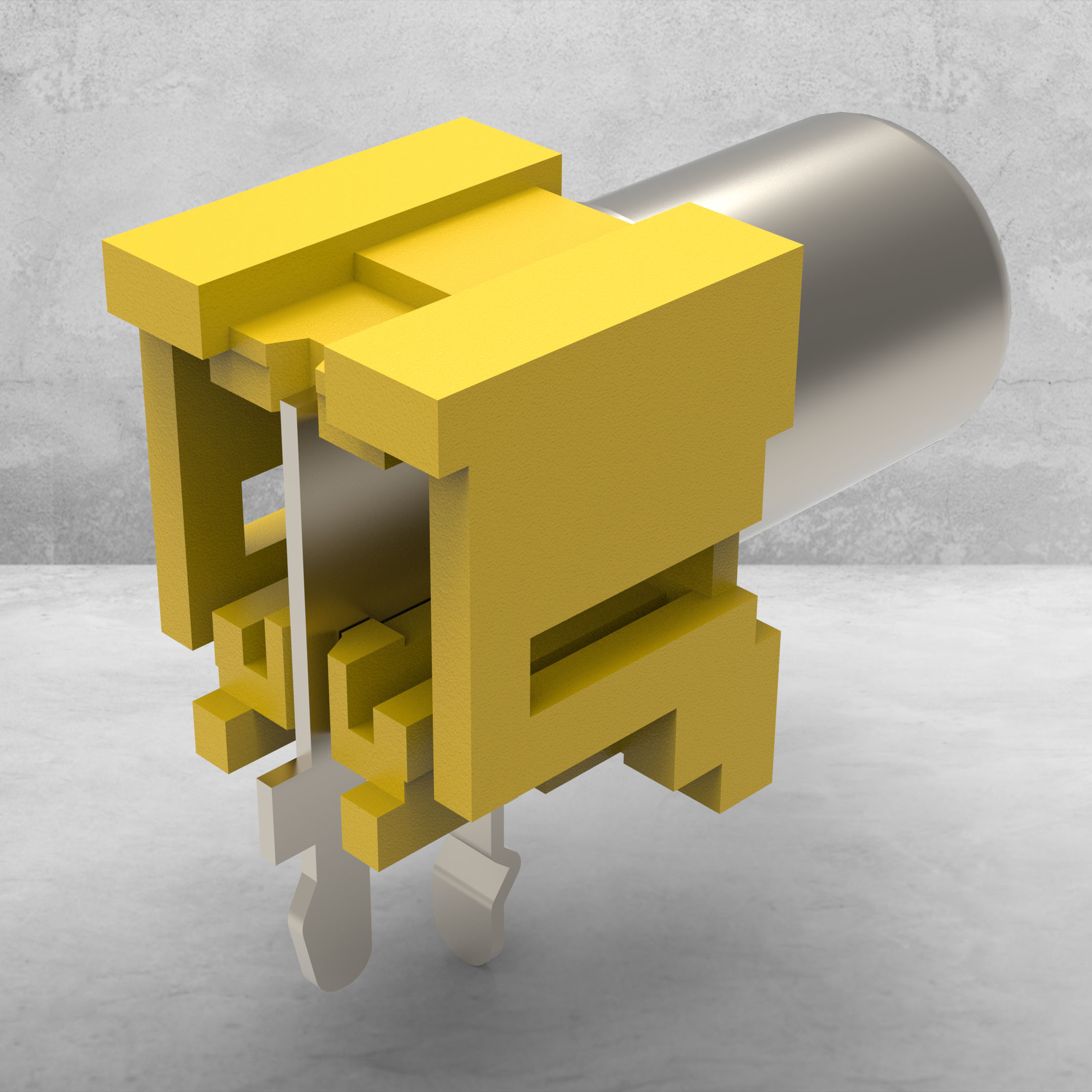 PCB 安装 90 度 1-RCA (AV-5)
