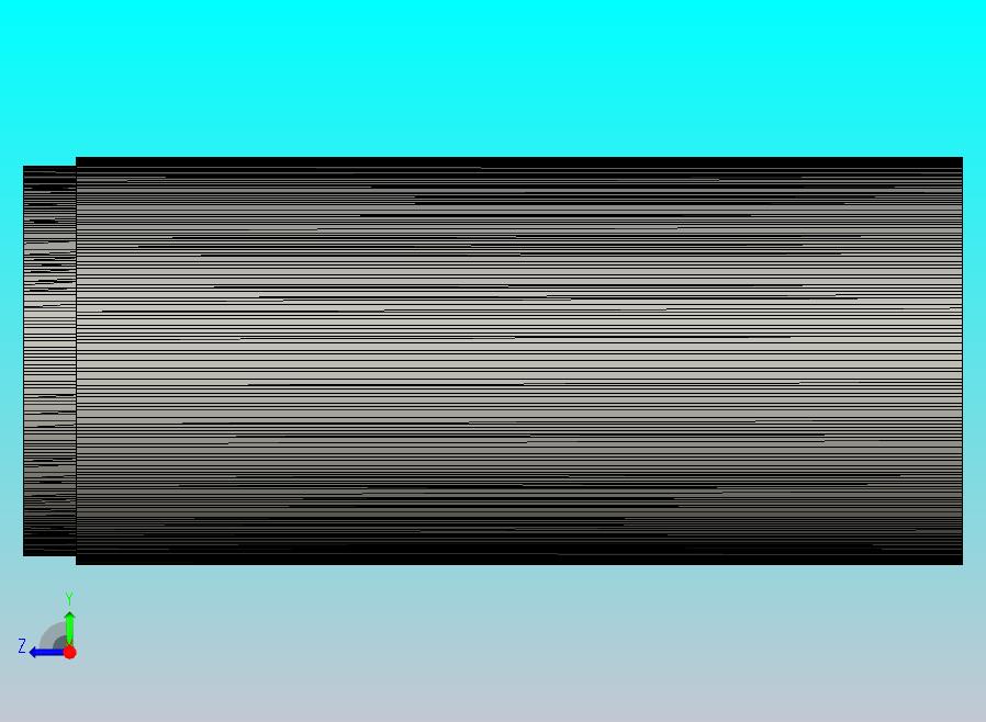 中空塑料管压缩。