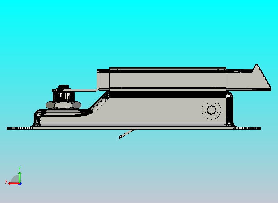 钢制拖车门锁和
