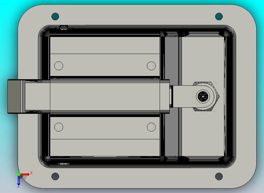 钢制拖车门锁和