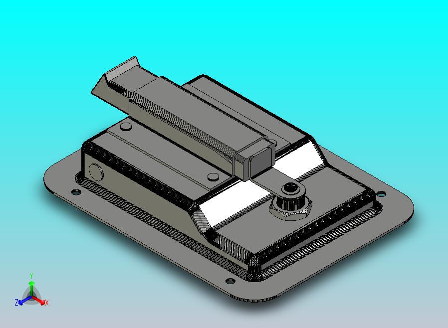 钢制拖车门锁和