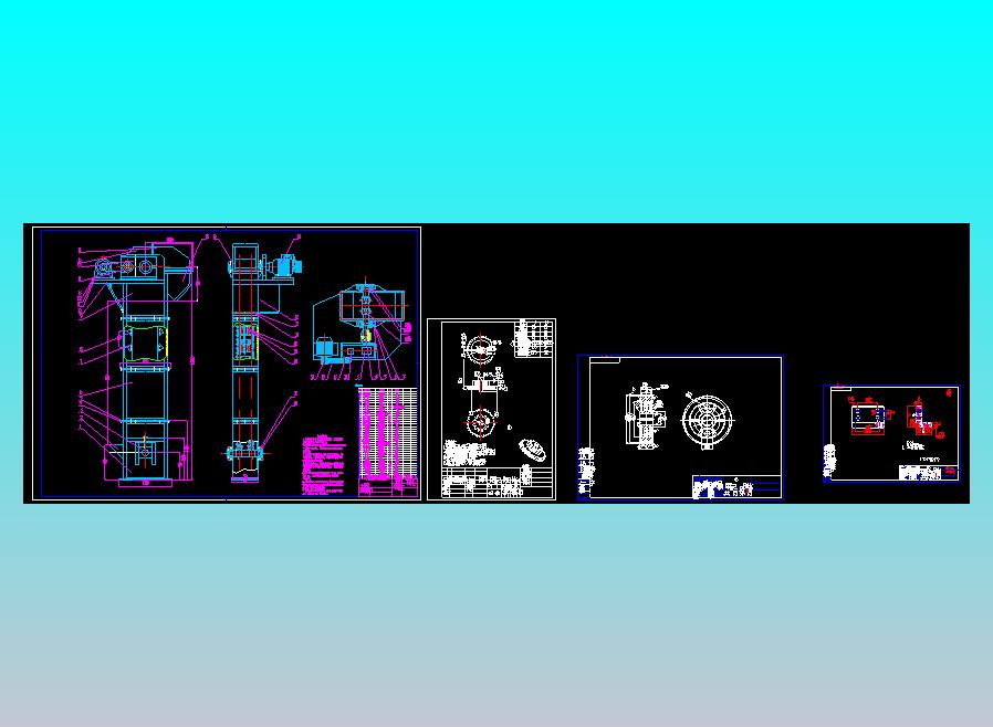 斗式提升机设计装配图