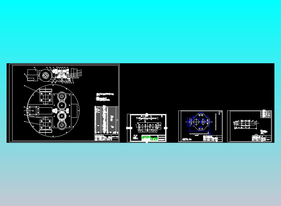 A0-家用清扫机器人装配图