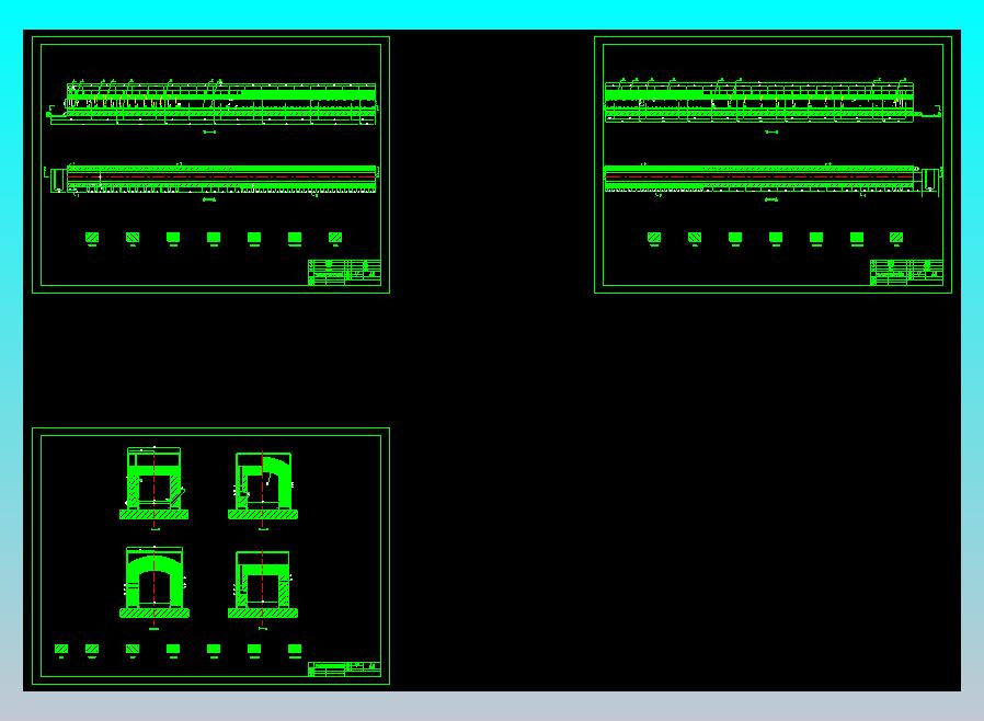 76m日用陶瓷隧道窑图