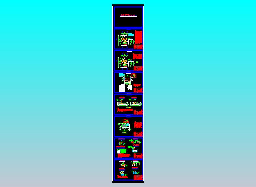 4x1.6液压坝闸室段安装基础图