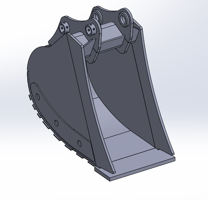 三一135风道铲斗