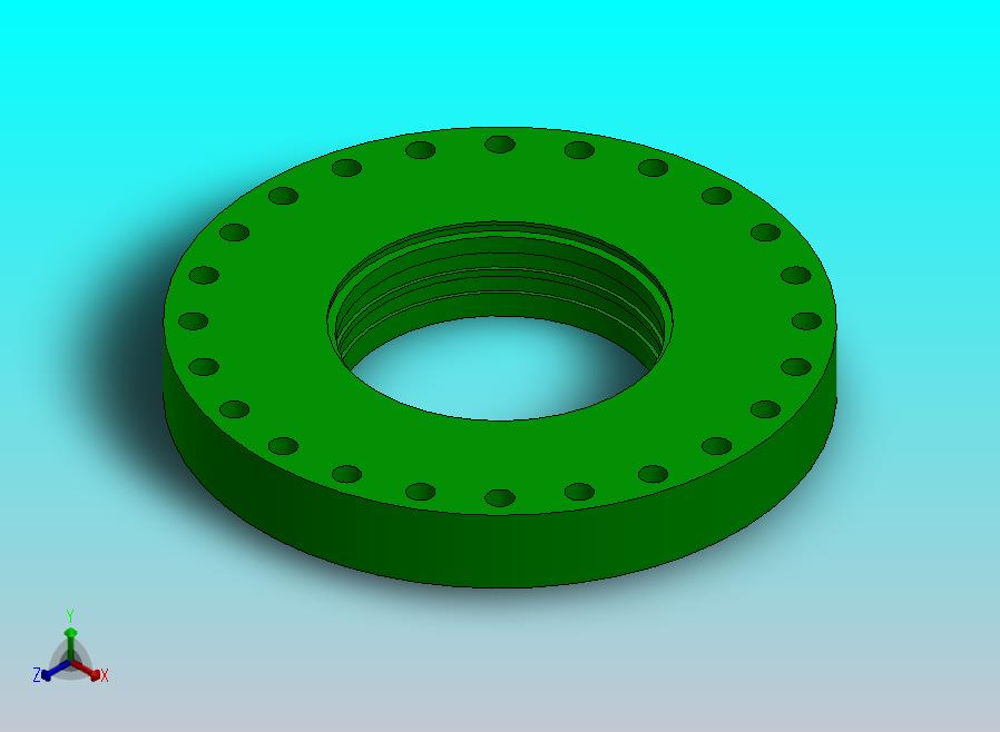 液压缸压盖（用于240mm缸杆）（带密封腔）