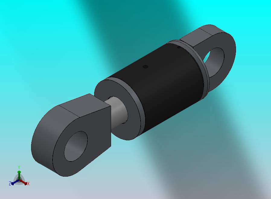 双作用液压缸（焊接式）100x50x20mm