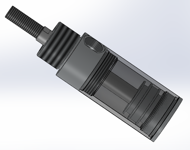 双作用气缸32x12x27mm