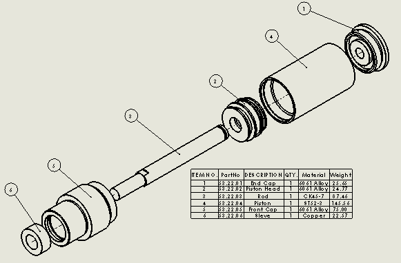 双作用气缸32x12x27mm