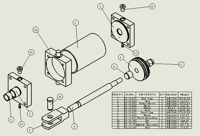 气缸（拉杆-带库欣）160x40x158mm