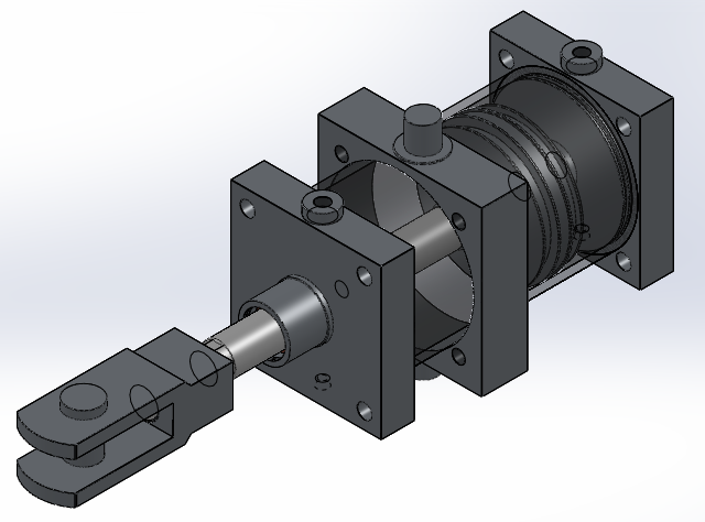 气缸（拉杆-带库欣）160x40x158mm