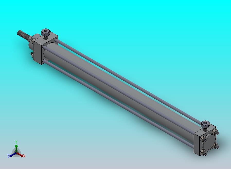横拉杆液压缸40x18x506mm