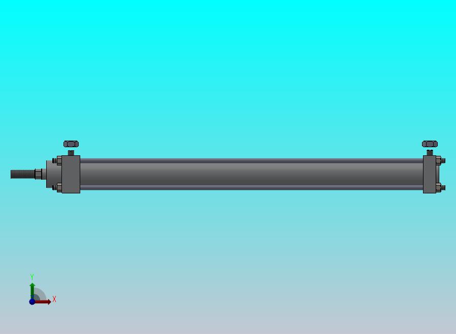 横拉杆液压缸40x18x506mm