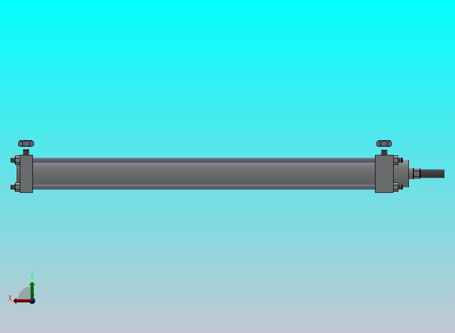 横拉杆液压缸40x18x506mm