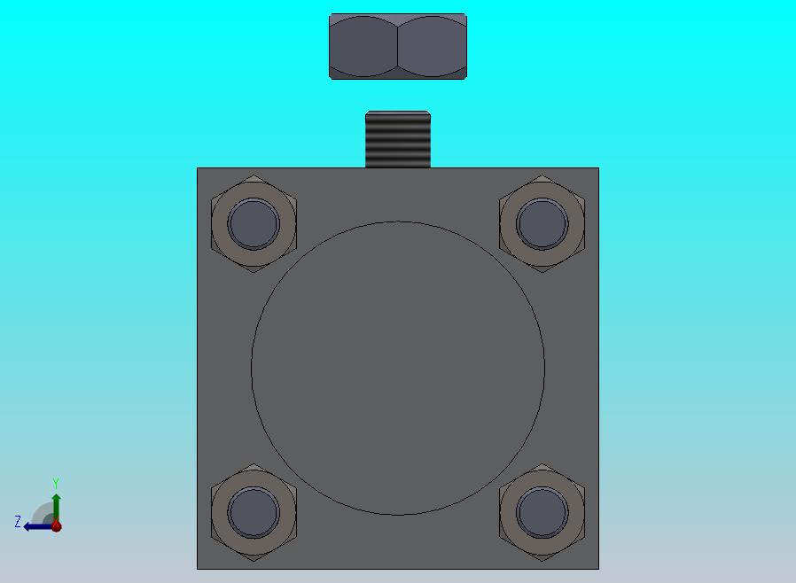 横拉杆液压缸40x18x506mm