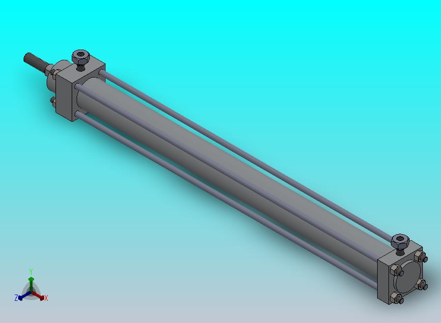 横拉杆液压缸40x18x506mm