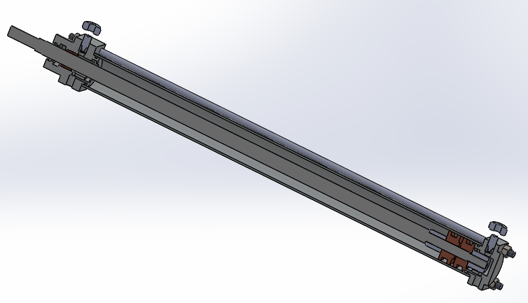 横拉杆液压缸40x18x506mm