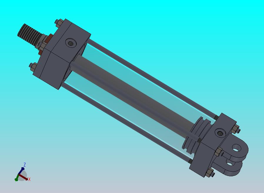 横拉杆液压缸（后眼）80x36x284mm