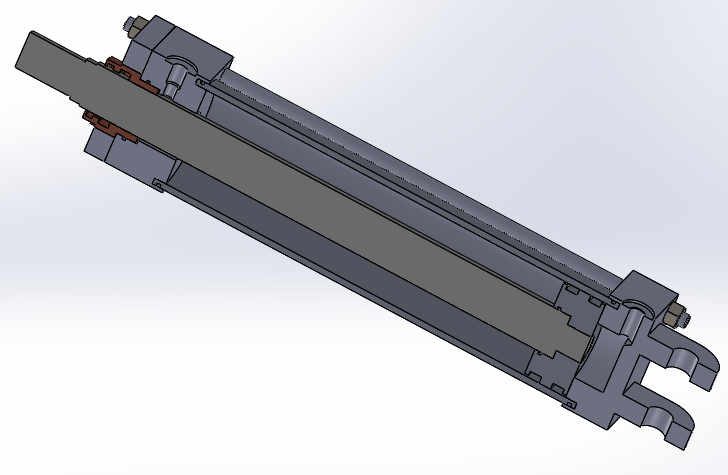 横拉杆液压缸（后眼）80x36x284mm