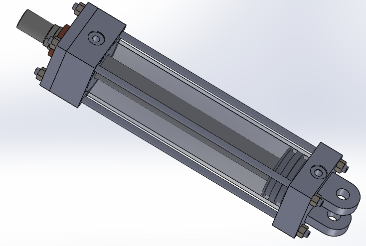 横拉杆液压缸（后眼）80x36x284mm