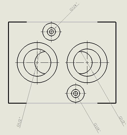阀门底座块-G414