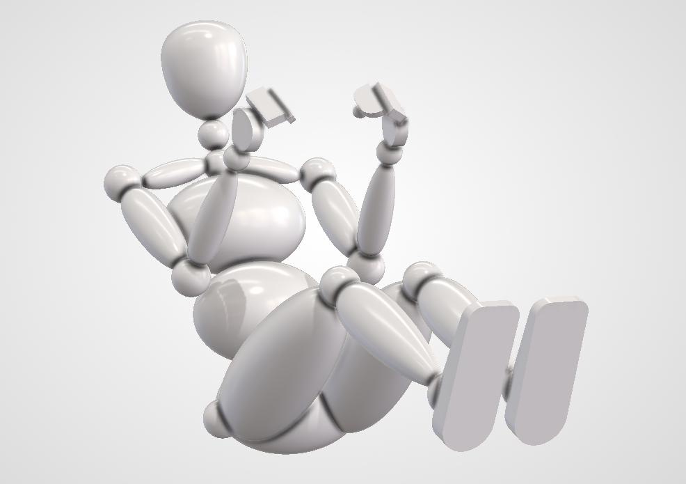 模拟赛车人机工程学中的参数化Biped