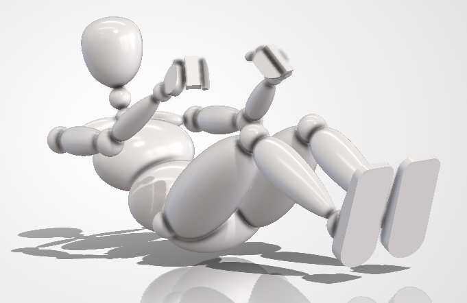 模拟赛车人机工程学中的参数化Biped