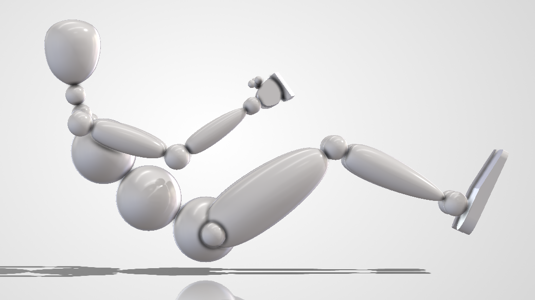 模拟赛车人机工程学中的参数化Biped