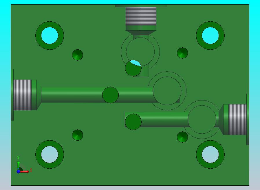 NG10-NG6电磁换向阀子板