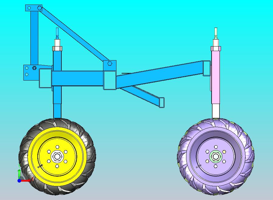农用物资田间转运拖车