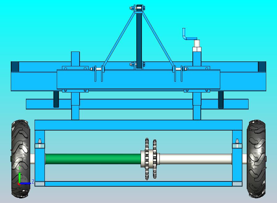 农用物资田间转运拖车