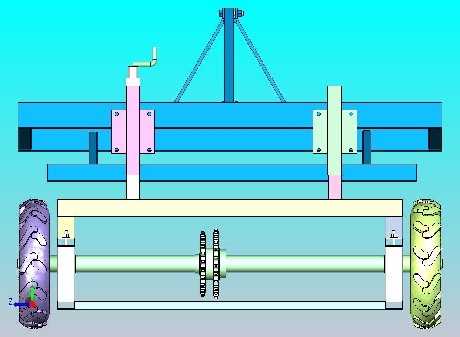 农用物资田间转运拖车