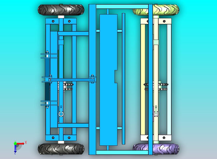 农用物资田间转运拖车