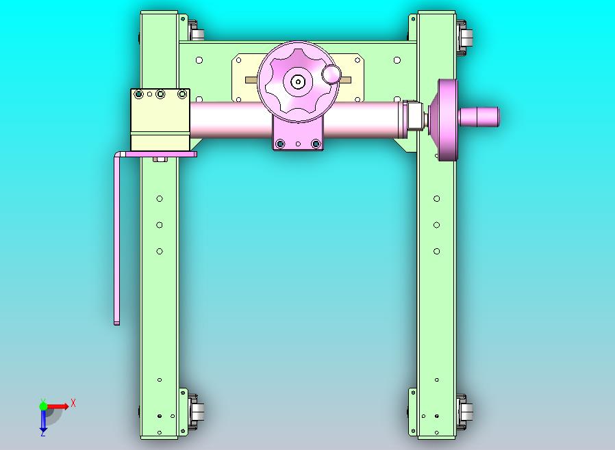 工业设备操作屏可调支撑支架