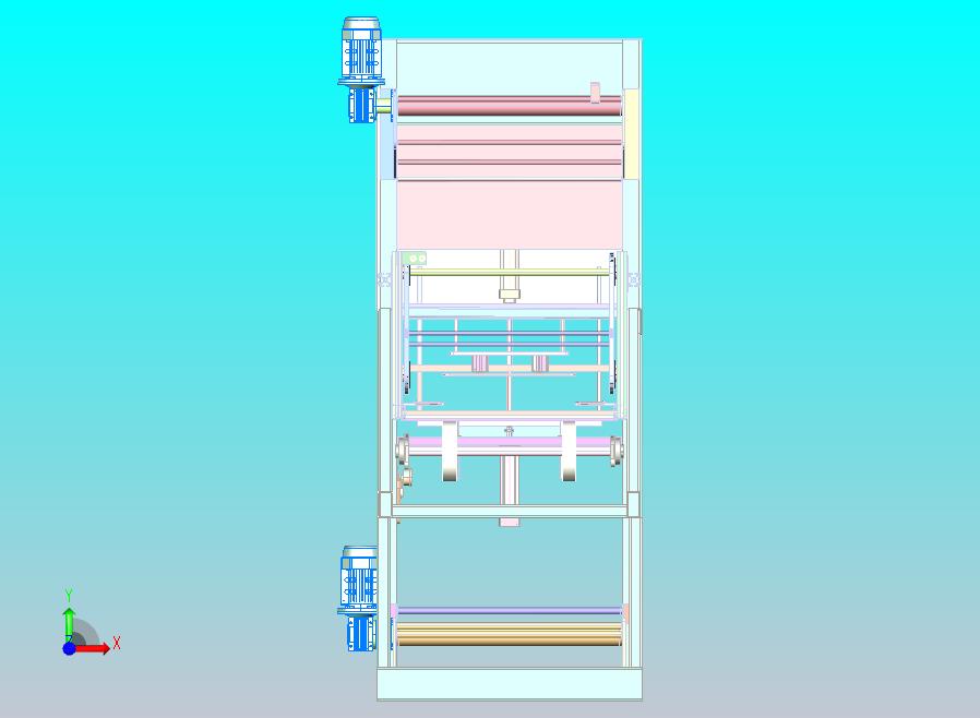 包装膜自动收卷分切设备