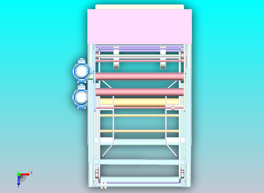 包装膜自动收卷分切设备