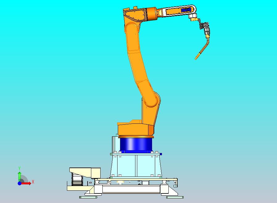汽车车架双机协同焊接机械臂系统