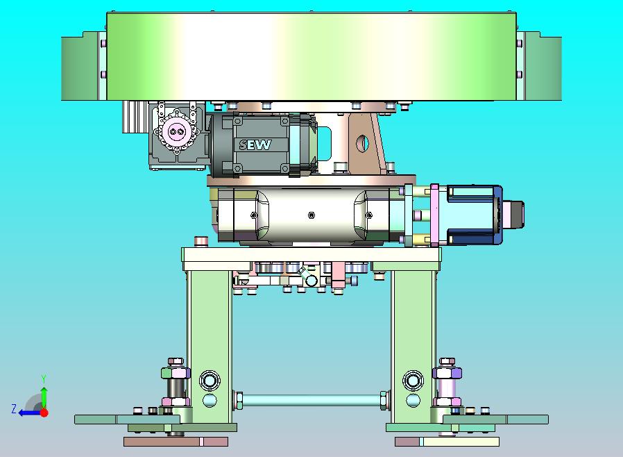 伺服驱动精密旋转工作台