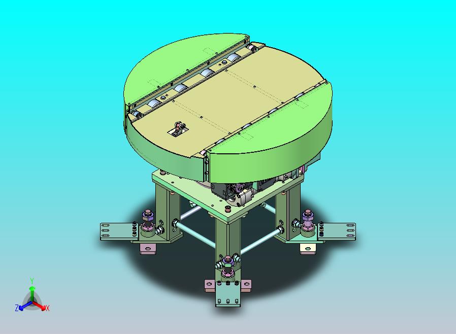 伺服驱动精密旋转工作台